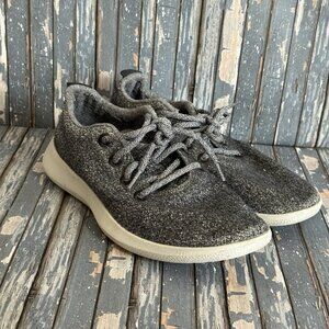 Allbirds Mens Wool Runners 0621 NV1 Gray Running Shoes Sneakers Size 9